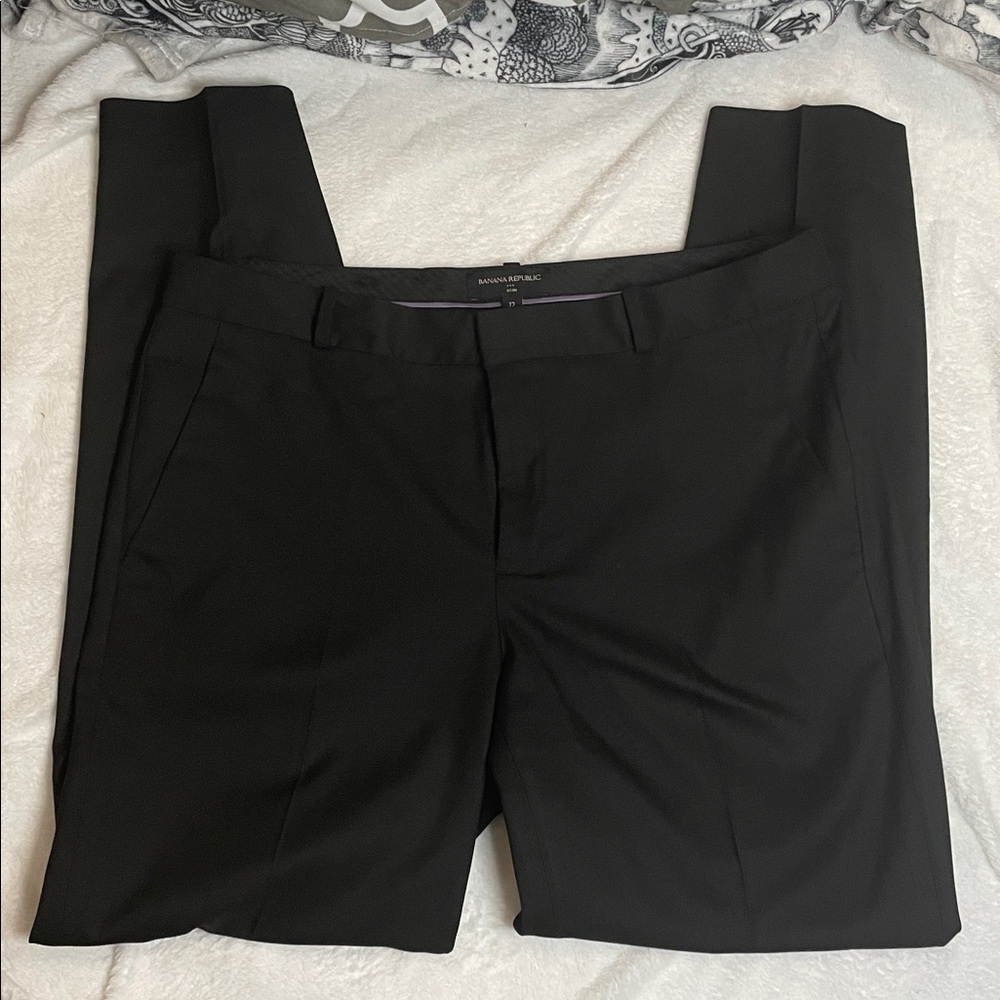 Banana Republic Black Ryan Trousers